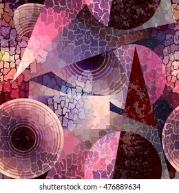 Seamless background pattern. Grunge pattern with a cracks effect.