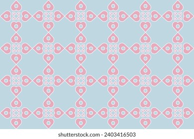 seamless background pattern with hearts	