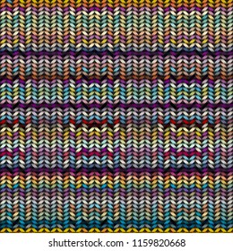 Seamless background pattern. Imitation of Sweater knitting with melange effect.