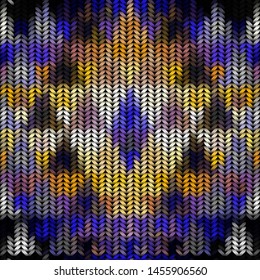 Seamless background pattern. Imitation of Sweater knitting with melange effect.