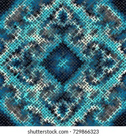 Seamless background pattern. Imitation of a texture of rough canvas painted with paint.