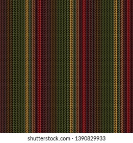 Seamless background pattern. Knitted multicolored texture. Background.
