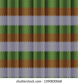Seamless background pattern. Knitted multicolored texture.