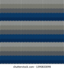 Seamless background pattern. Knitted multicolored texture. Background.