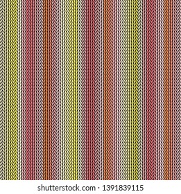 Seamless background pattern. Knitted multicolored texture. Background.