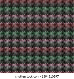 Seamless background pattern. Knitted multicolored texture. Background.
