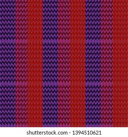 Seamless background pattern. Knitted multicolored texture.