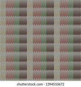 Seamless background pattern. Knitted multicolored texture. Background.