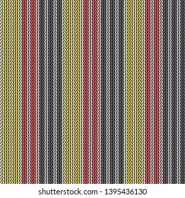 Seamless background pattern. Knitted multicolored texture.