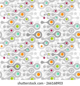 Seamless background pattern with metaball form.