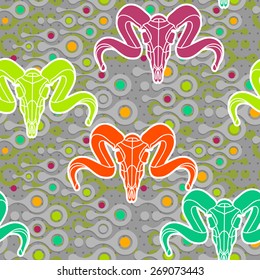 Seamless background pattern with metaball form.