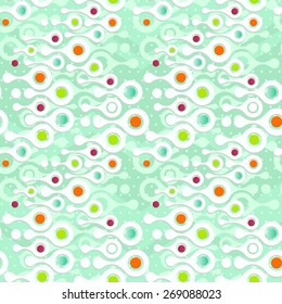 Seamless background pattern with metaball form.