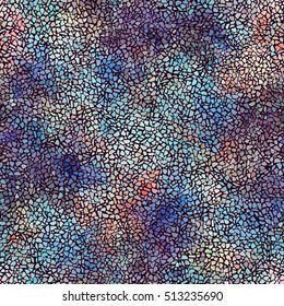 Seamless background pattern. Mosaic tile ornament pattern.