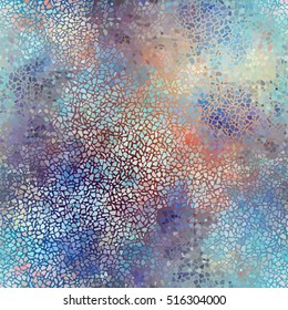 Seamless background pattern. Mosaic tile pattern on a blurred background.