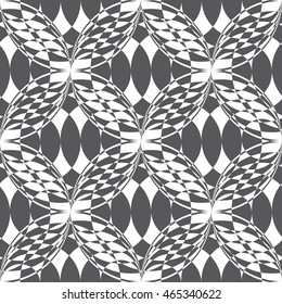 Seamless background pattern with mosaic. Vector illustration