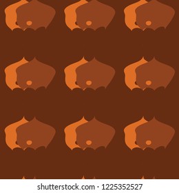 Seamless background pattern with multi-colored diverse shapes.