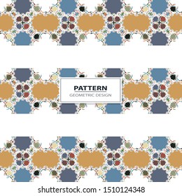 Seamless background pattern with  multicolored lines.