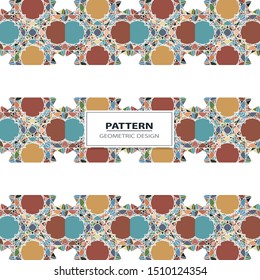 Seamless background pattern with  multicolored lines.