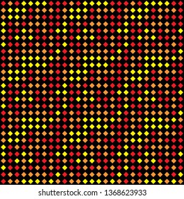 Seamless background pattern of multi-colored varied rhombuses.