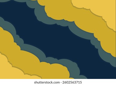 Seamless background pattern with multi-colored wavy lines.