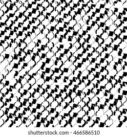 seamless background pattern, with paints and strokes, black and white grungy vector