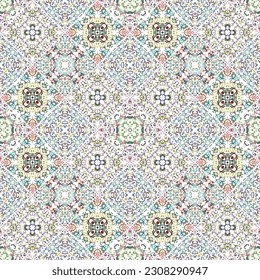 Seamless background pattern. Patchwork texture. Weaving. Traditional ornament. Tribal motif. Can be used for wallpaper, textile, wrapping, web page background.