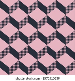 Seamless background pattern. Patchwork pattern. Vector image.