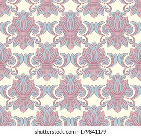 Seamless  background pattern in retro style. Vector illustration.