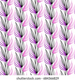 Seamless background pattern in retro style. Wrapping paper, wallpaper, fabric swatch. Vector illustration.