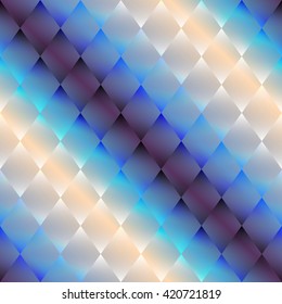 Seamless background pattern.  Rhombus diagonal geometric pattern.