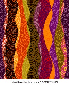 Seamless background pattern. Textile patchwork pattern. Vector image