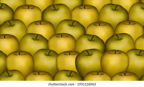 seamless background (pattern, texture) of ripe apples
