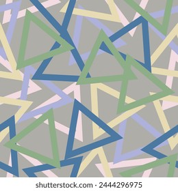 Seamless background pattern with triangles and shadows, eps10 vector illustration vetor.