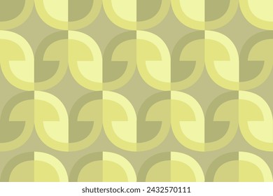 Seamless background pattern with a variety of green multicolored lines