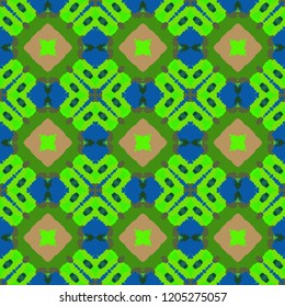 Seamless background pattern with a variety of multicolored lines.