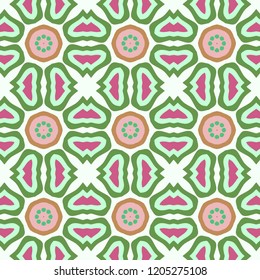 Seamless background pattern with a variety of multicolored lines.