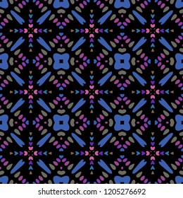 Seamless background pattern with a variety of multicolored lines.