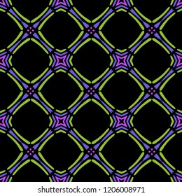 Seamless background pattern with a variety of multicolored lines.