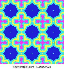 Seamless background pattern with a variety of multicolored lines.