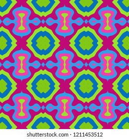 Seamless background pattern with a variety of multicolored lines.