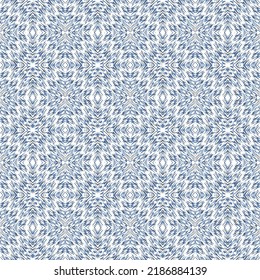 Patrón de fondo sin inconvenientes con una variedad de líneas multicolores.Patrón transparente azul. Ikat peruano. Impresión de tinta de lápiz. Kilim de textura de tinta. 