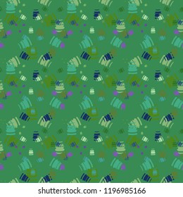Seamless background pattern with various colored spots.