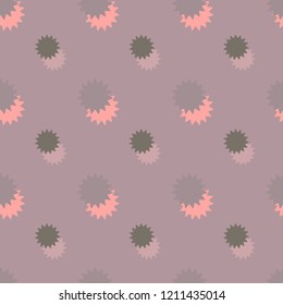 Seamless background pattern with various colored circles.