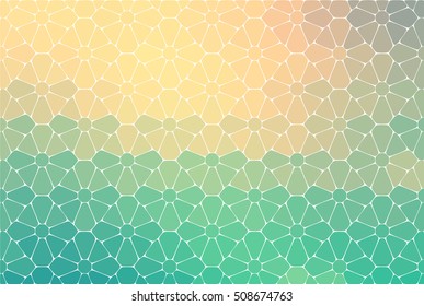 Seamless Background Pattern Warm Flower Vector Multicolor eps10