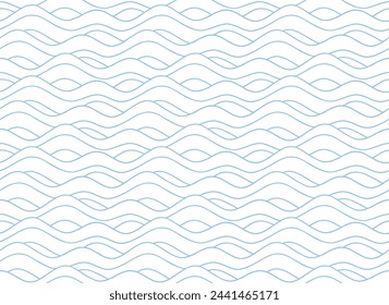 Seamless background pattern with waves