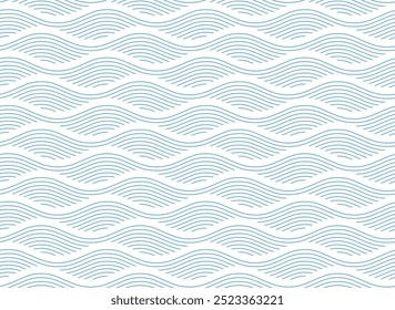 Seamless background pattern with waves