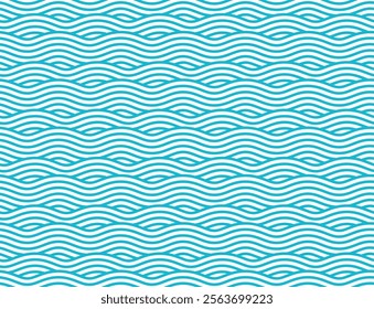 Seamless background pattern with waves