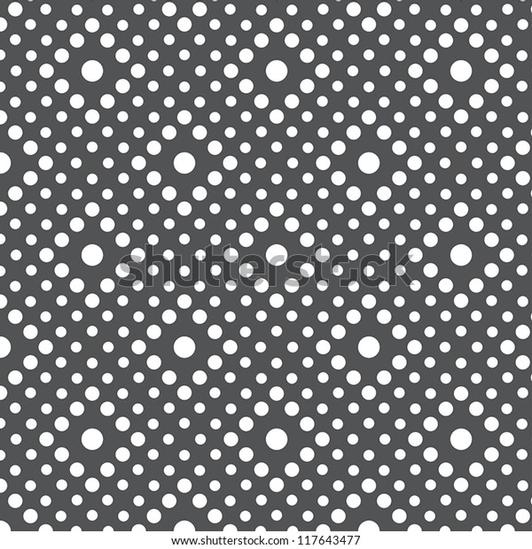 Seamless Background Pattern White Dots On Stock Vector (Royalty Free