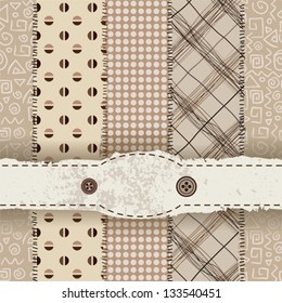 Seamless background pattern. Will tile endlessly.