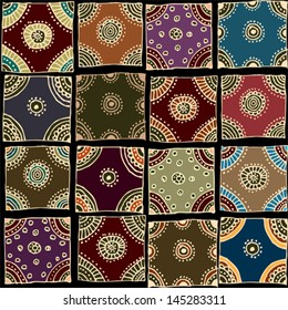 Seamless background pattern. Will tile endlessly. Ornament background
